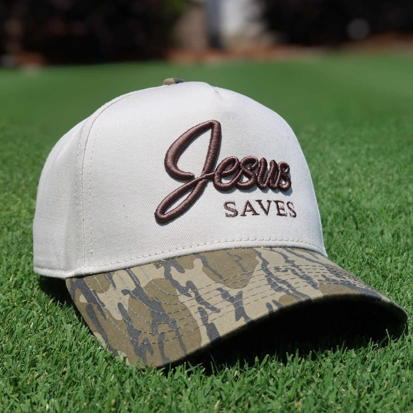 Jesus Saves Camo Hat | PRE-ORDER