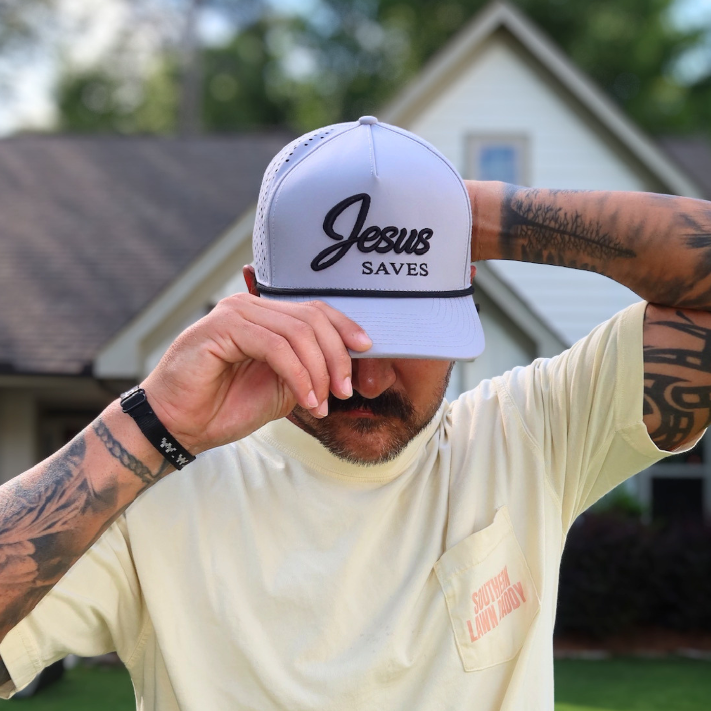 Jesus Saves Rope Hat
