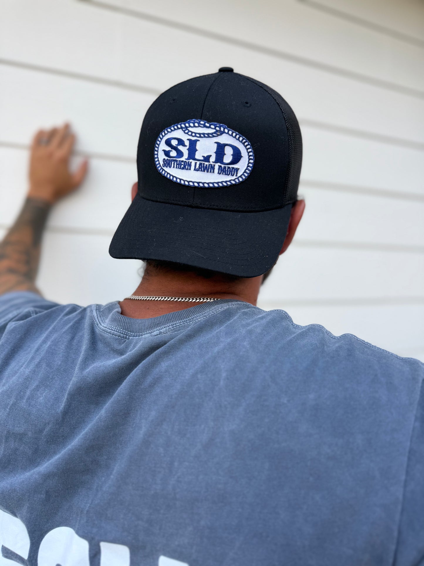 SLD Black Mesh Trucker